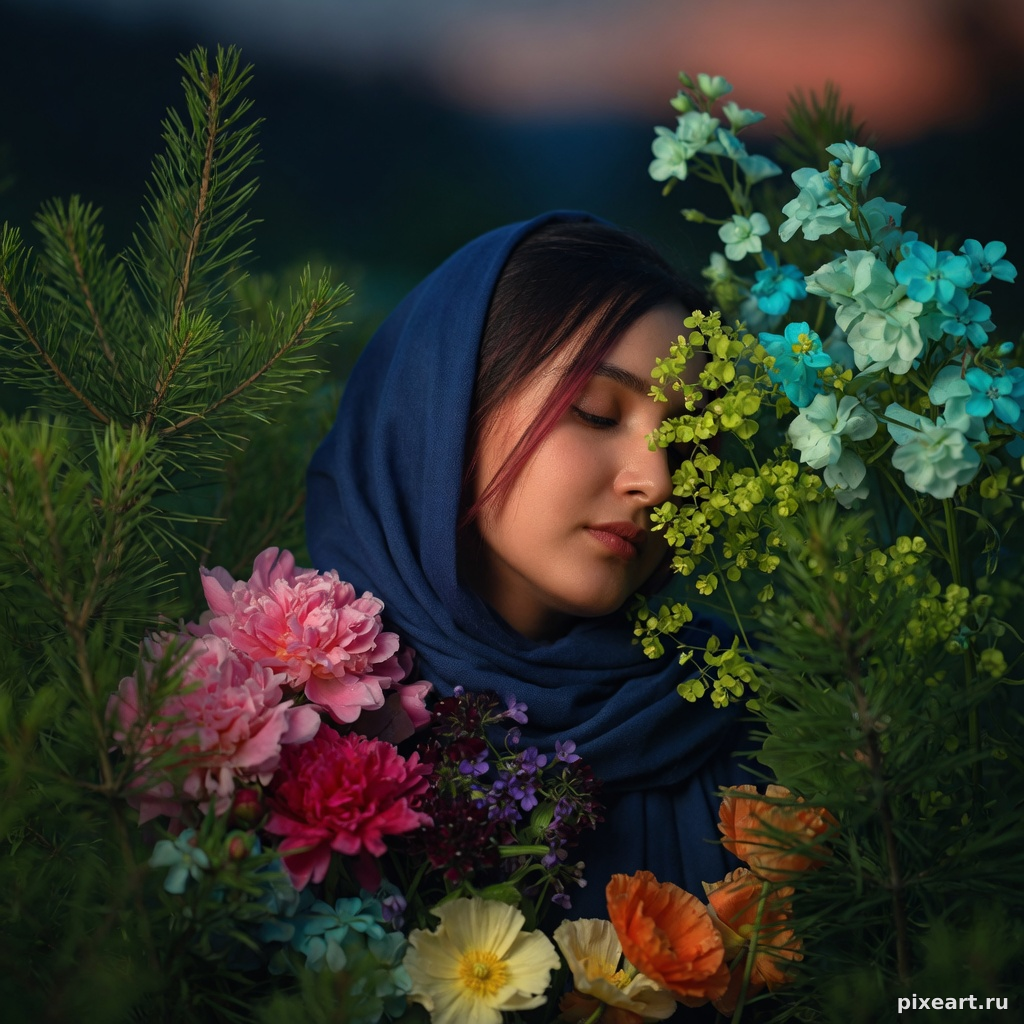 Палитра Hiding in the wildflowers
